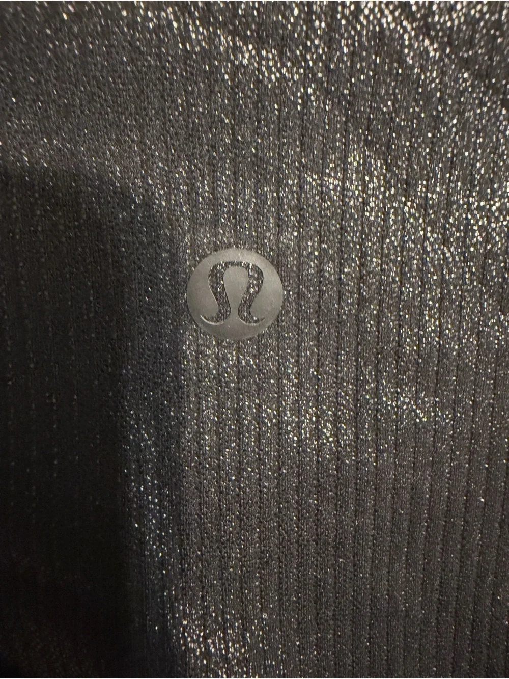 Lululemon Align High-Rise Ribbed Pant 25” Shine Radiate Foil Print Black NWT